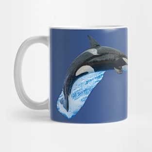 Jumping Orca Mug